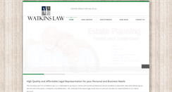 Desktop Screenshot of cwatkinslaw.com