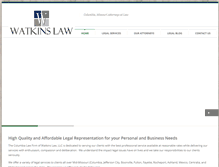 Tablet Screenshot of cwatkinslaw.com